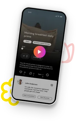 Positive Prime app on a phone